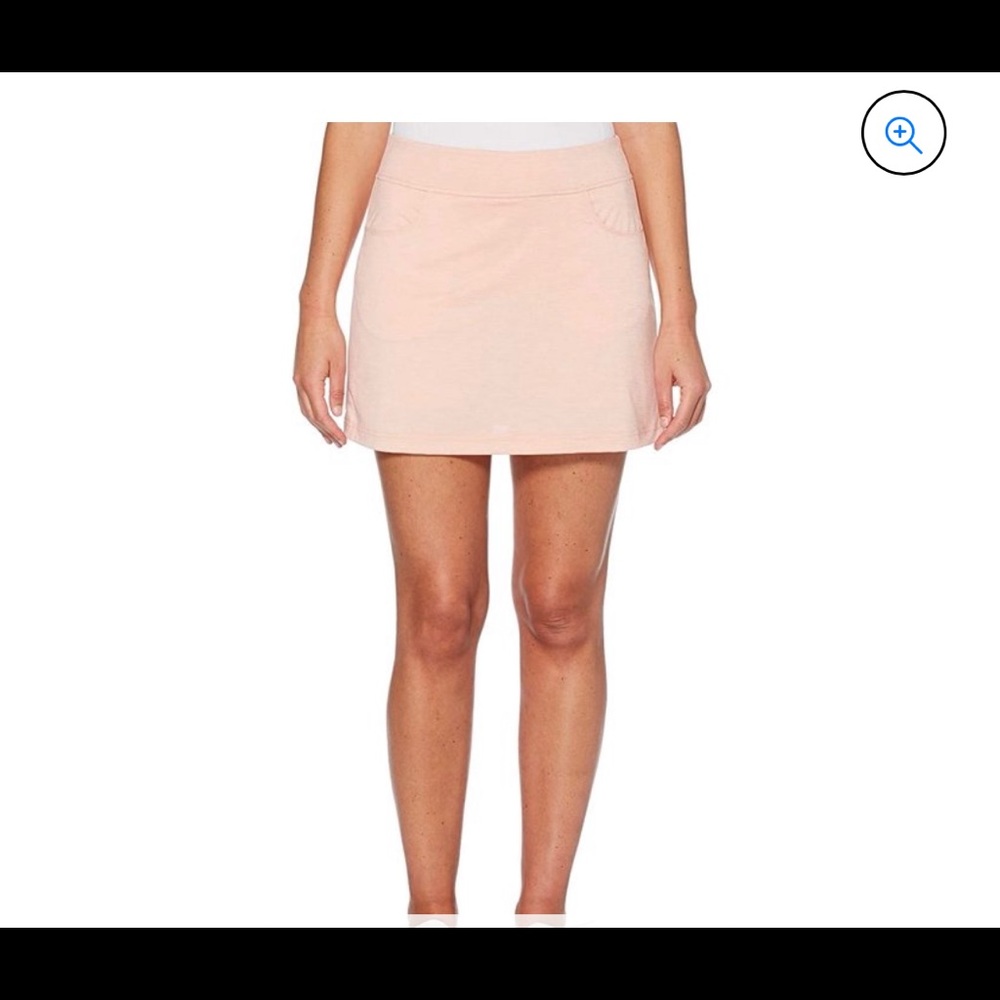 Pga Tour Womens Heathered Golf Moisture Wicking Skort size S